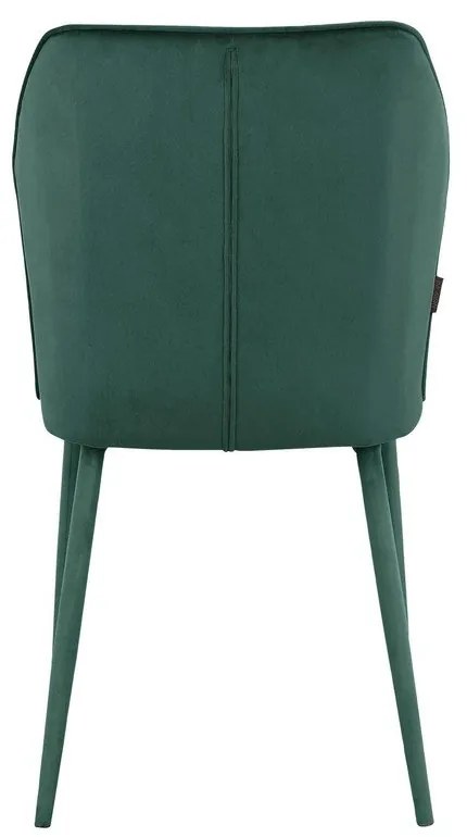 Scaune de dining verde 2 buc. din catifea Wilma – Støraa