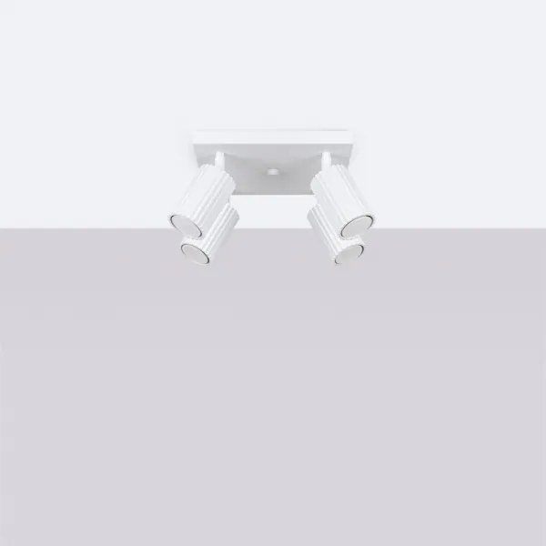 Spot Sollux SL.1545 KARBON 4xGU10/10W/230V alb