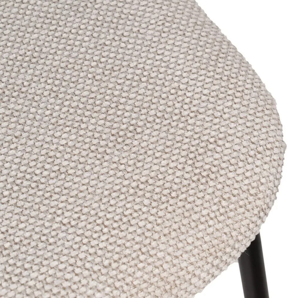 Scaune de dining albe/negre 4 buc. Cleo – Ixia