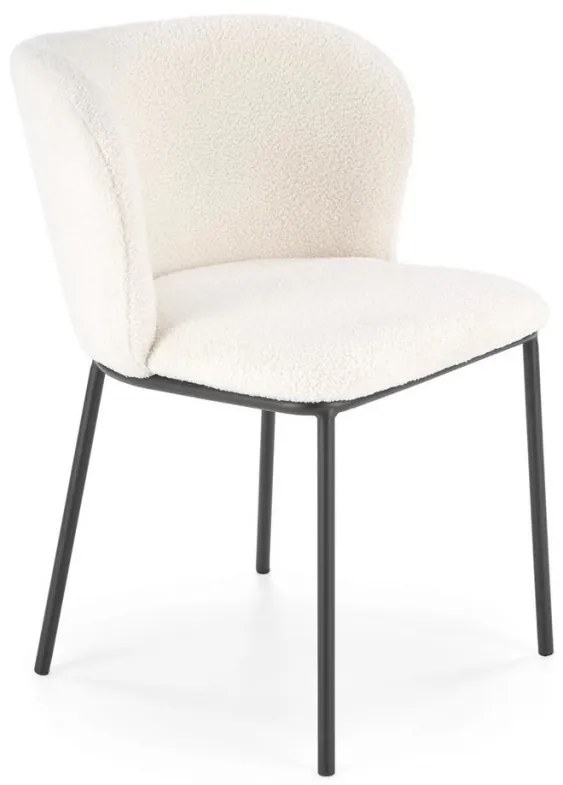 Set masa extensibila Lamello L130-180 cm + 4 scaune K518 crem
