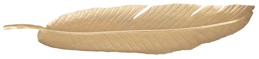 Decorațiune Mauro Ferretti Leaf, 55,5 x 18 cm, auriu