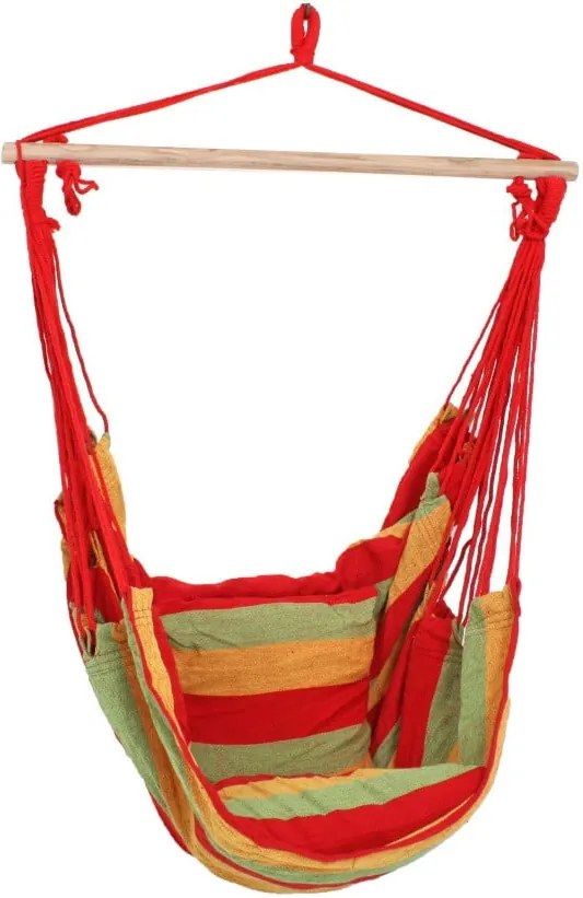 Fotoliu suspendat pentru grădină ADDU Tobago, roșu
