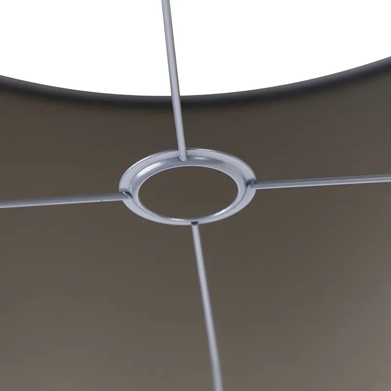 Abajur din catifea gri 50/50/25