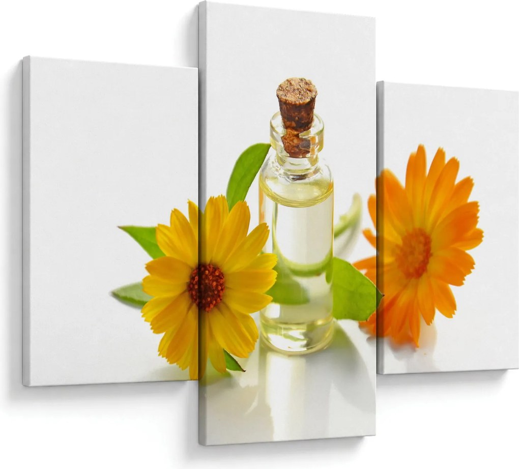 Tablou cu ulei de flori (90x60 cm)