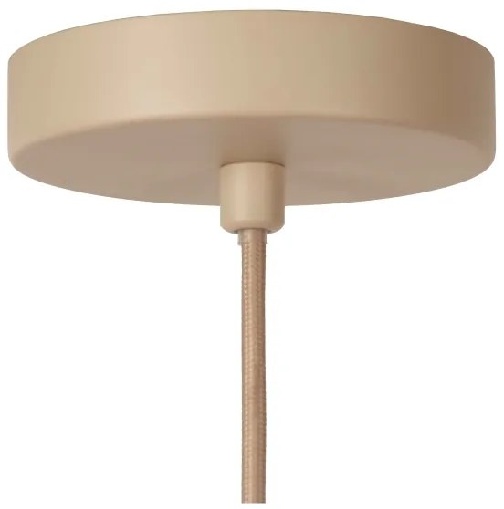 Lustră pe cablu Lucide 03447/52/38 CORINA 1xE27/40W/230V d. 50 cm crem