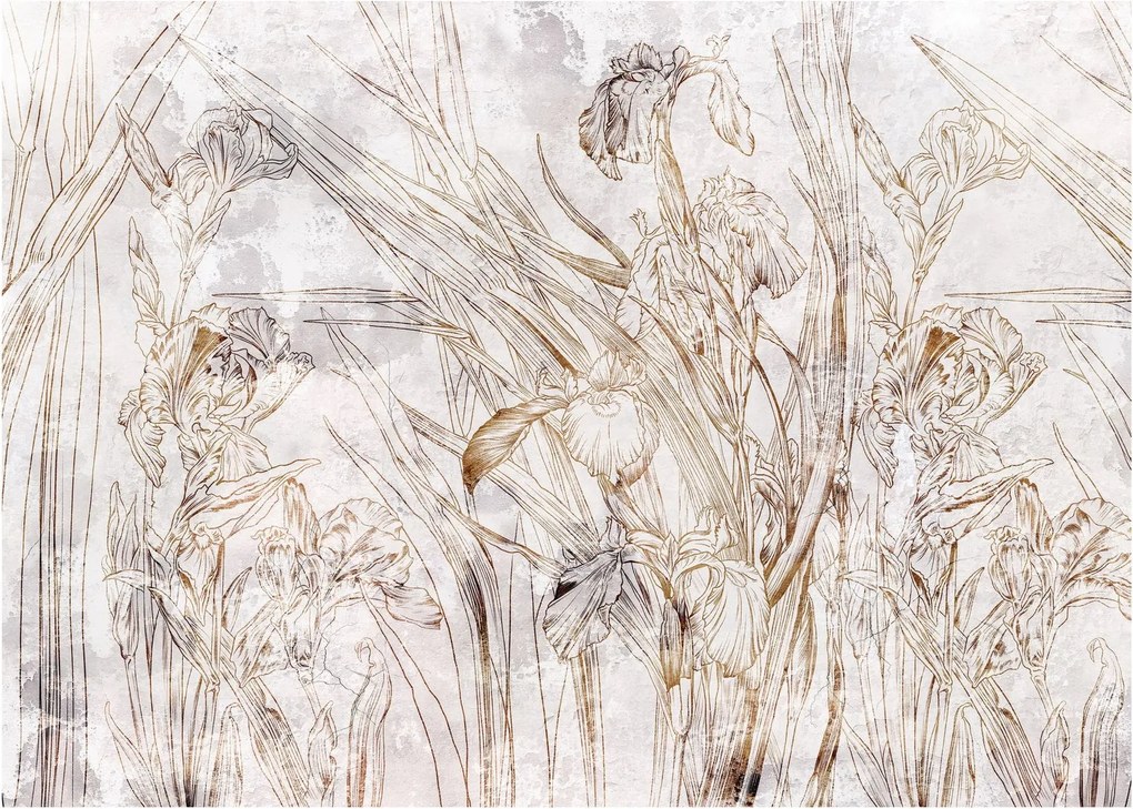 Tablou pe sticlă - Iris (70x50 cm)