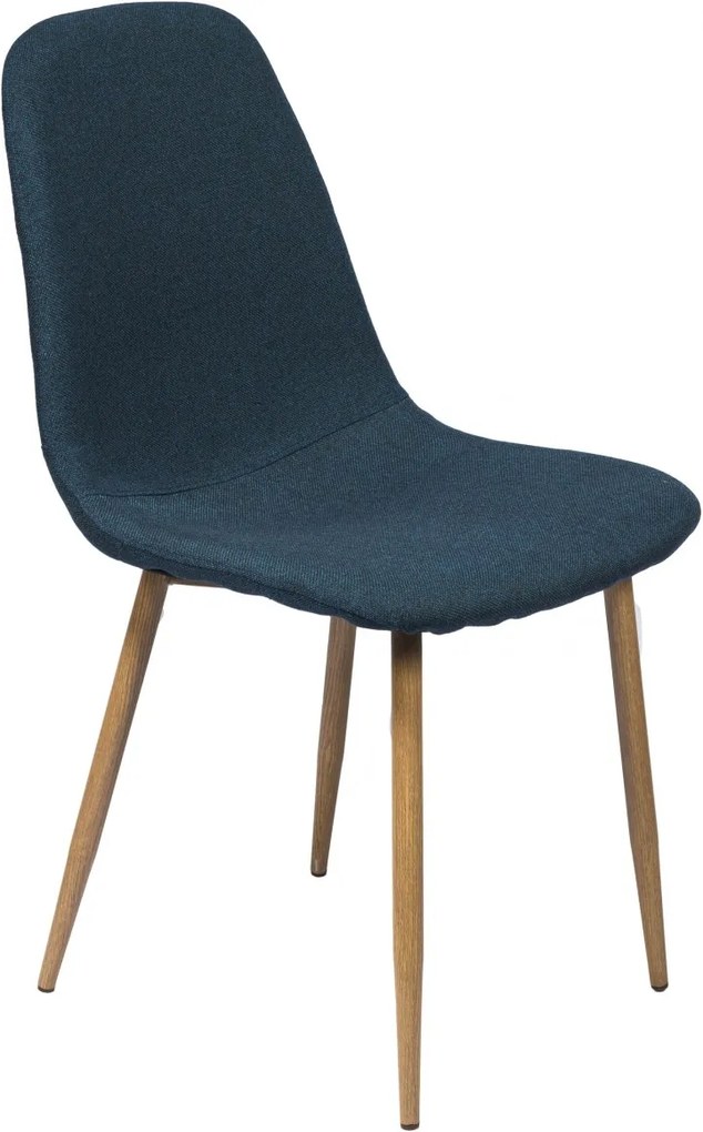Scaun Bucatarie Fin 3422 Textil Albastru