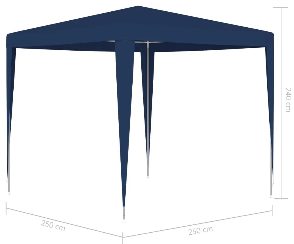 Cort de petrecere, albastru, 2,5 x 2,5 m Albastru, 2.5 x 2.5 m