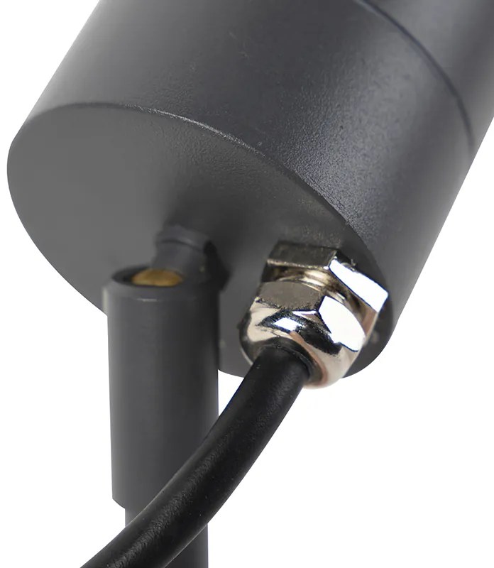 Spot Spike antracit reglabil IP44 - Solo