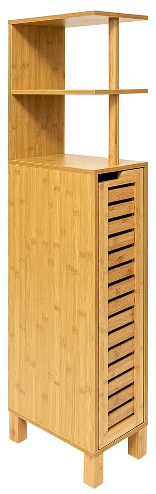 Dulap baie ingust din bambus SICELA, 30 x 19 x 120 cm