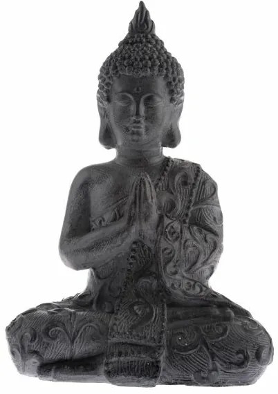 Decorațiune de grădină Buddha, antracit, magneziu,38 x 15 x 26 cm