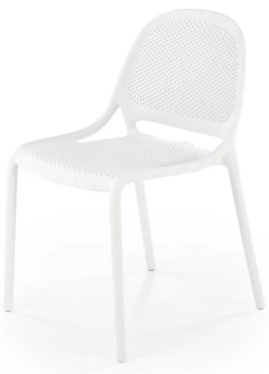 Scaun plastic K532 alb