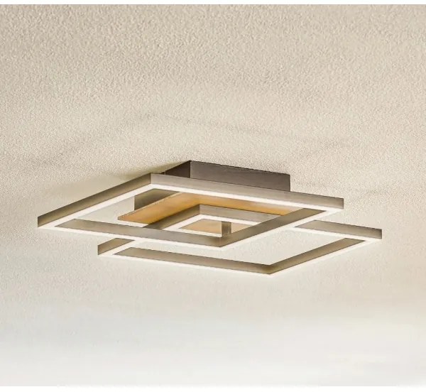 Plafonieră LED dimabilă FRAME 2xLED/11W/230V maro Briloner 3210-014