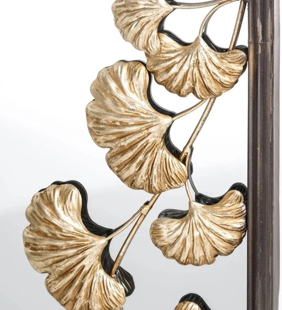Oglinda decorativa HOJAS NEGRO-ORO, 55,5x175cm SX-151386