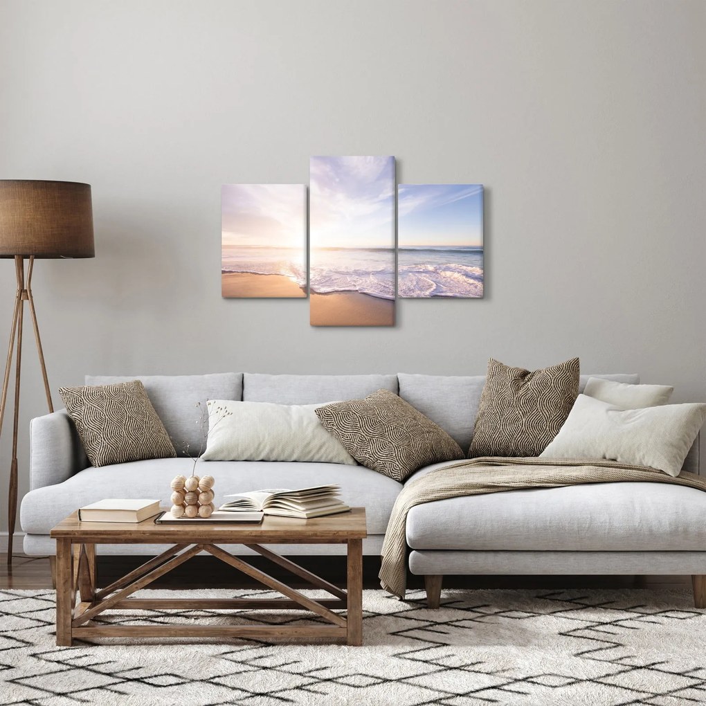 Tablou cu plaja cu nisip (90x60 cm)