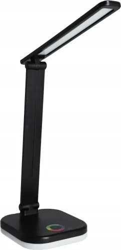 Lampă de birou LED RGBW dimabilă, cu încărcare wireless, 7W, 5V USB, negru