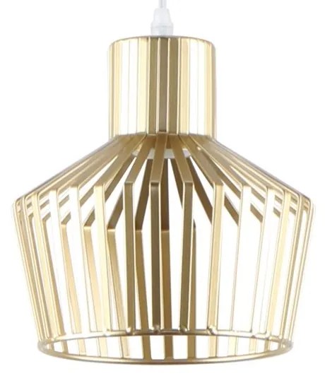 Pendul, Lustra suspendata design industrial DOLIA auriu