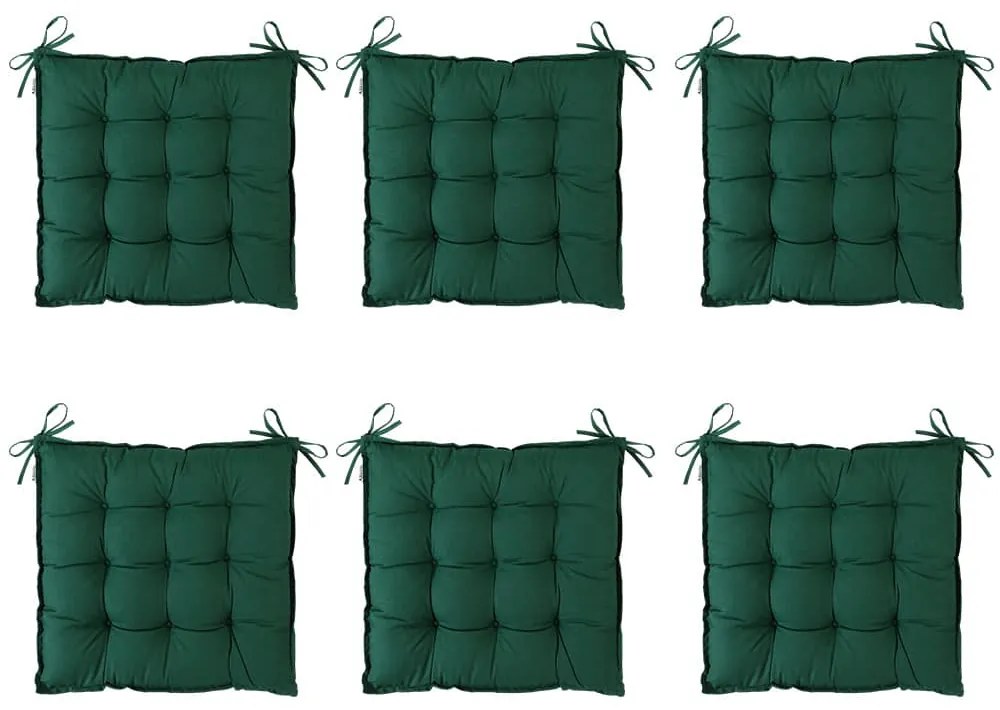 Deuba 6 x perne confortabile - verde