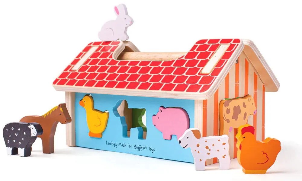 JOC DE SORTARE - FERMA VESELA - BIGJIGS TOYS (BB108)