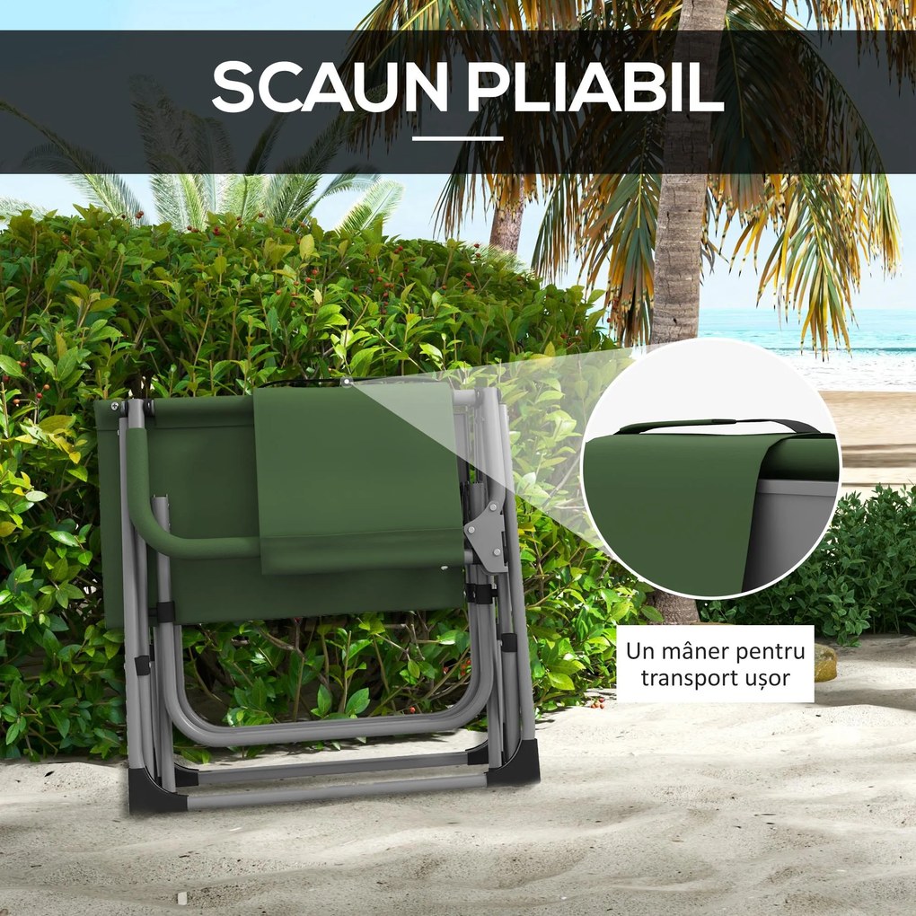 Outsunny Scaun de Regizor, Scaun de Camping Pliabil pentru Adulti | Aosom Romania