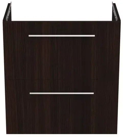 Dulap baza suspendat Ideal Standard i.life S 2 sertare stejar cafeniu 60 cm