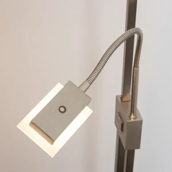 Lampadar LED dimabil Eglo 33182 SOLANO 1xLED/26W/230V+1xLED/3,2W crom