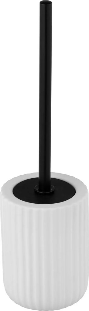 Perie WC cu suport BELLUNO, Ceramica, Alb, Wenko