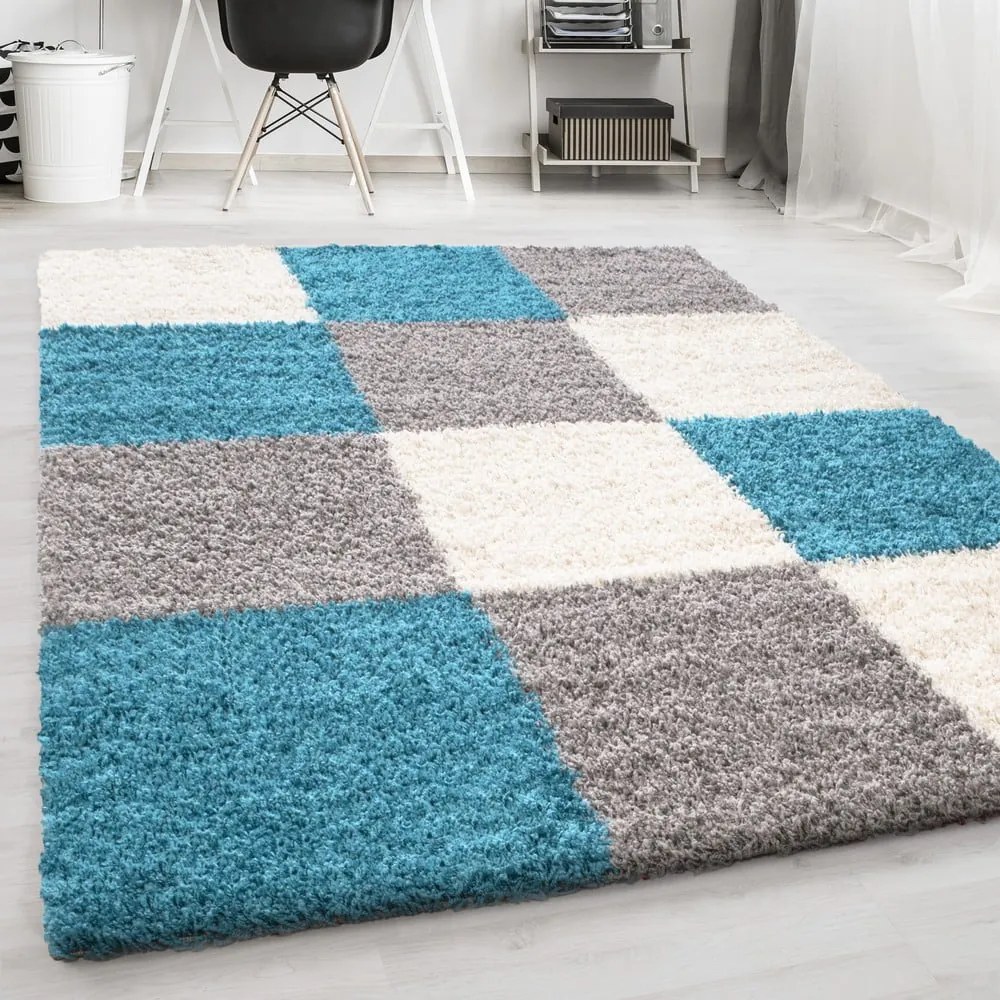 Covor gri/turcoaz 120x170 cm Life – Ayyildiz Carpets