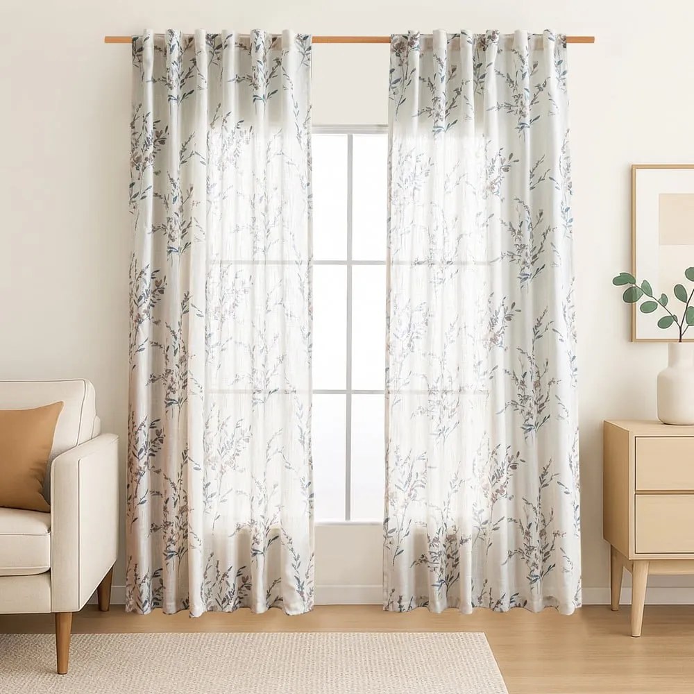 Draperie crem 135x250 cm Ramita – Restilo