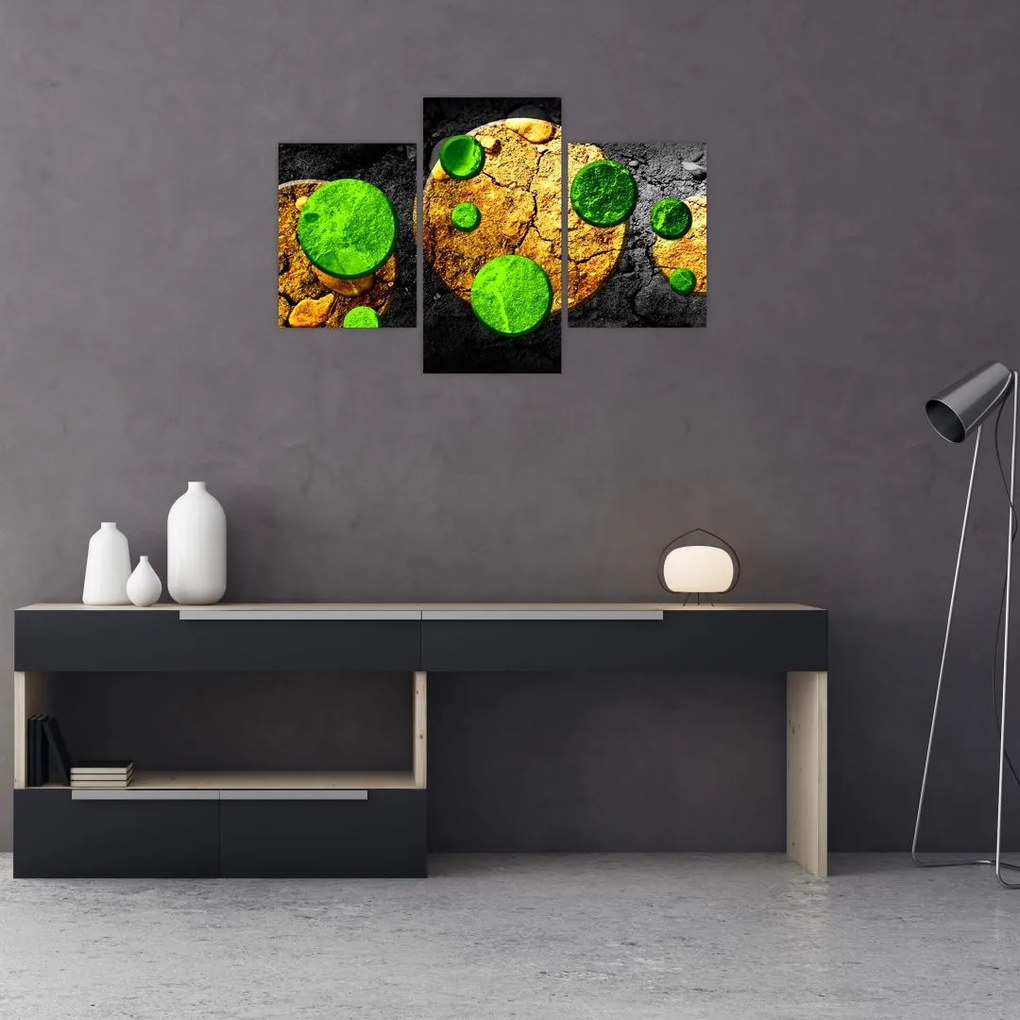 Tablou abstract - Bilă (90x60 cm)