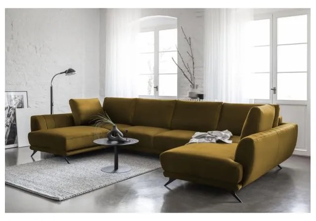 Colțar Larco 362cm Galben