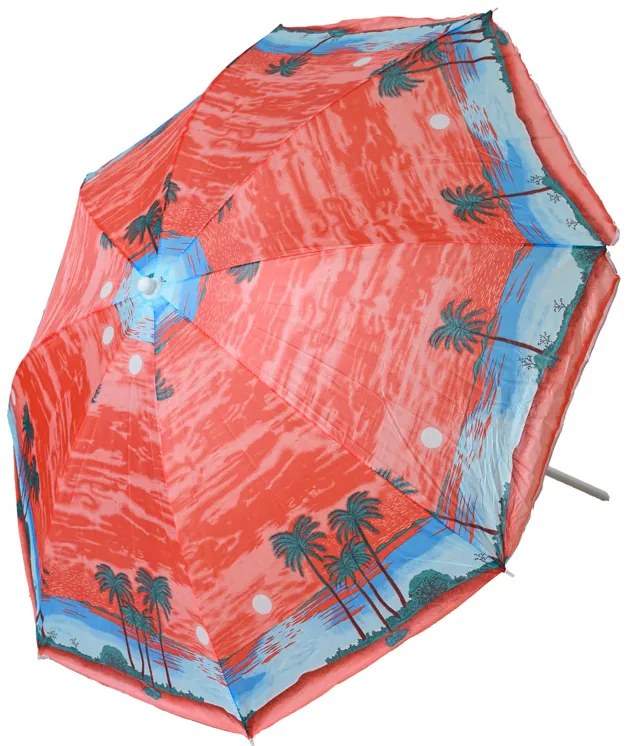 Umbrela de soare PALM BEACH 180 cm, rosu