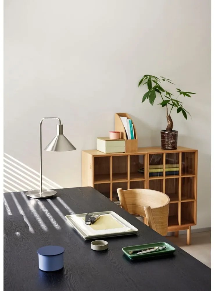 Cutie de depozitare din metal cu capac/decorativă District – Hübsch