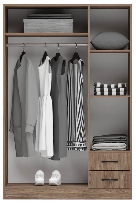 Dormitor Global3731 - brown silverjack