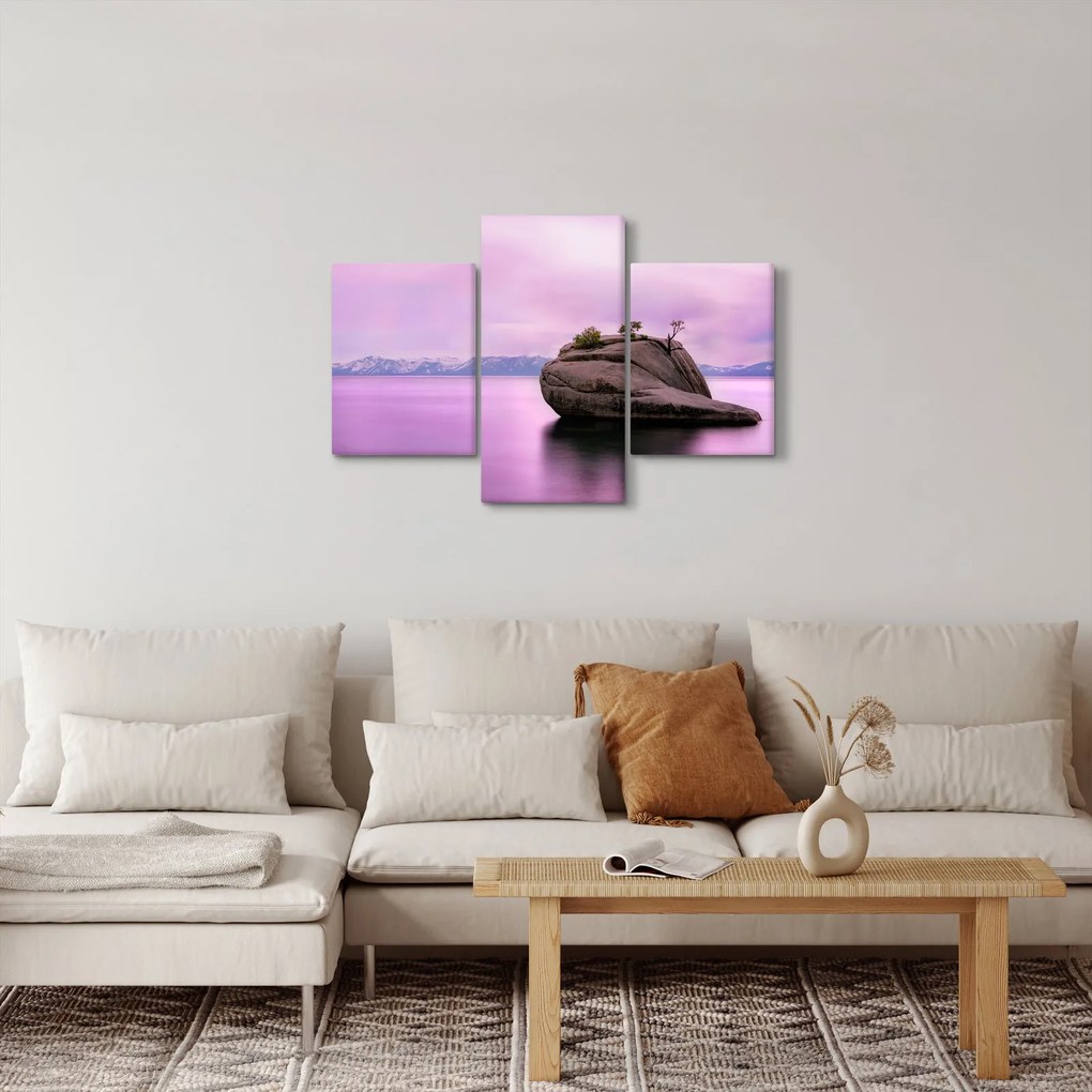 Tablou cu piata în mare (90x60 cm)