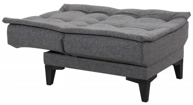 Set Canapea si Fotoliu Extensibilă Santo - S, Gri Inchis