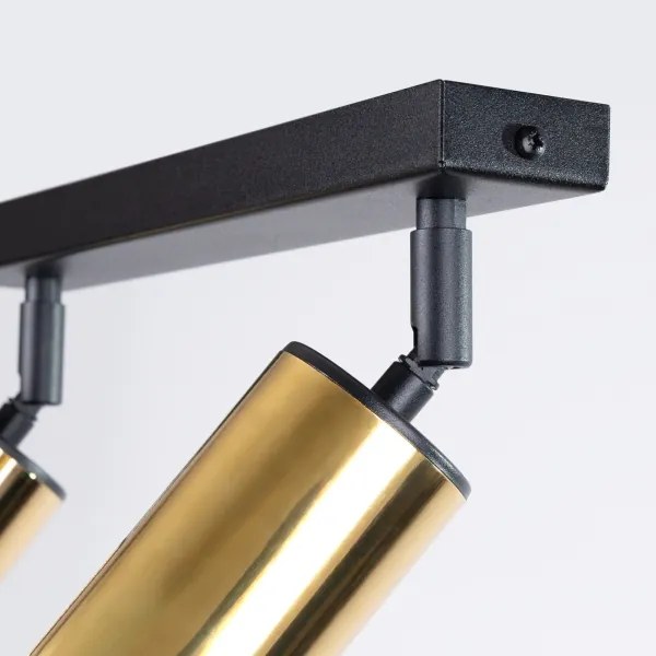 Spot Sollux SL.1383 WINX 2xGU10/10W/230V negru/auriu