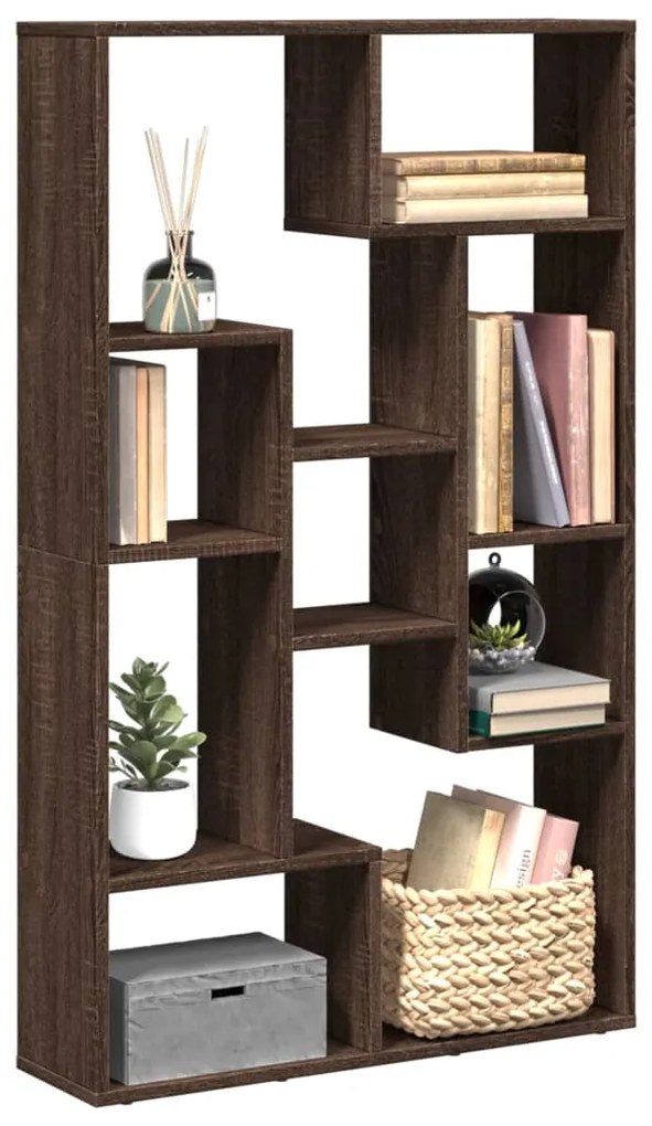 vidaXL Bibliotecă, stejar maro, 72x20x120 cm, lemn prelucrat
