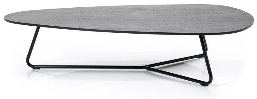Masuta de cafea Moos 124,5x95 cm neagra