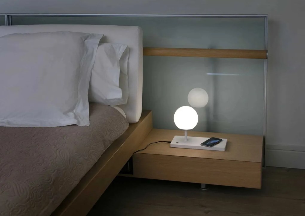 Veioza LED / Lampa de masa ultramoderna USB / Wireless charger NIKO
