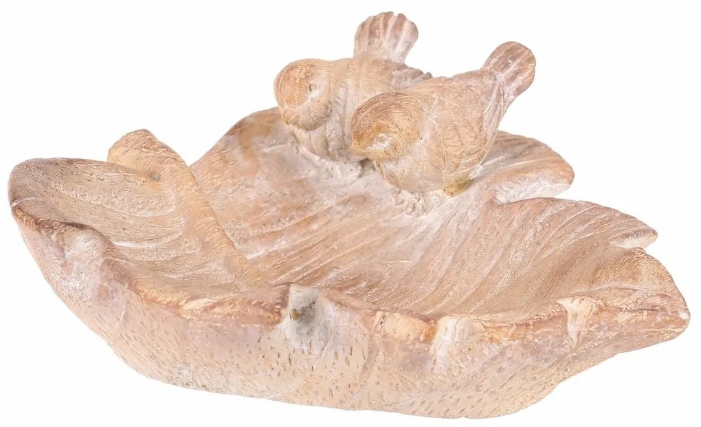 Adăpătoare pentru păsări Frunză de pasăre,ceramică MgO 21 x 18 x 7 cm