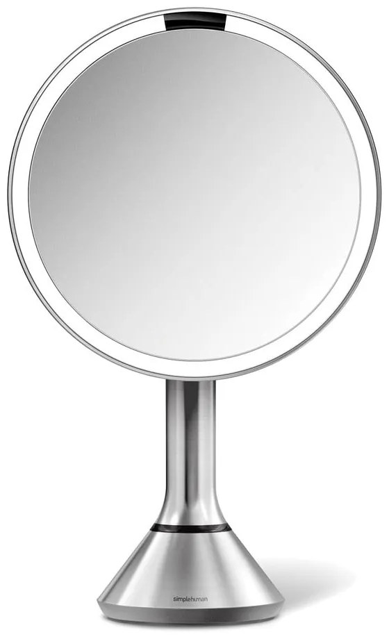Oglindă cosmetică (5x) cu led/de mărire ø 20 cm Sensor – simplehuman