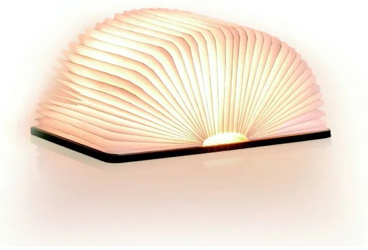 Veioză în culoare naturală LED cu abajur textil (înălțime 2,5 cm) Booklight – Gingko
