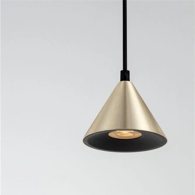 Pendul design decorativ CONICO auriu