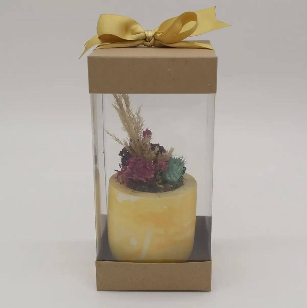 Ghiveci decorativ cu flori artificiale, homs seria A620,17x5.5x9 cm,30358