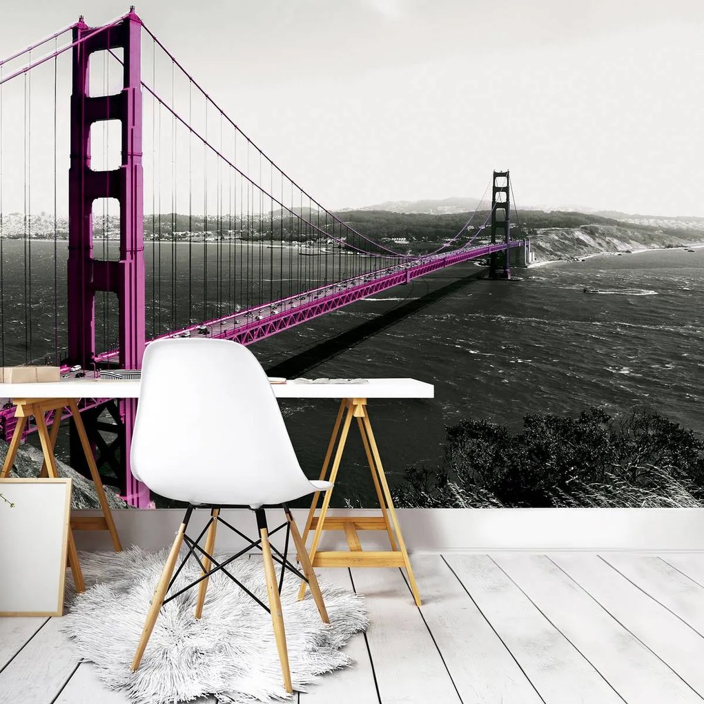 Fototapet - Pod- Golden Gate (152,5x104 cm)