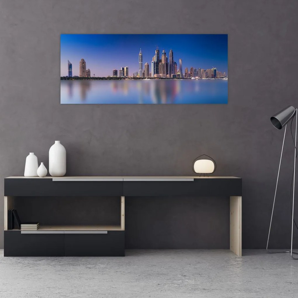 Tablou cu zgârie norii (120x50 cm)