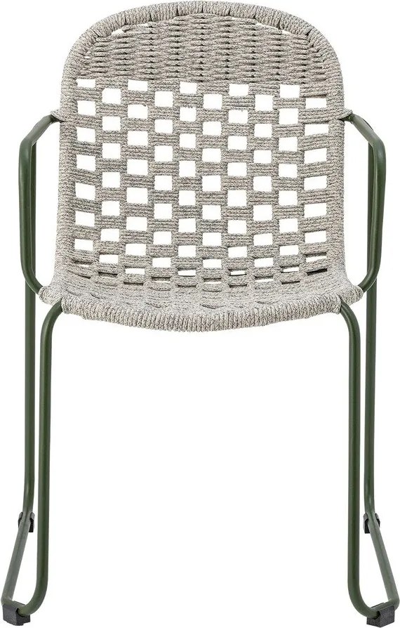 Scaun de grădină gri din metal Calana – Bloomingville