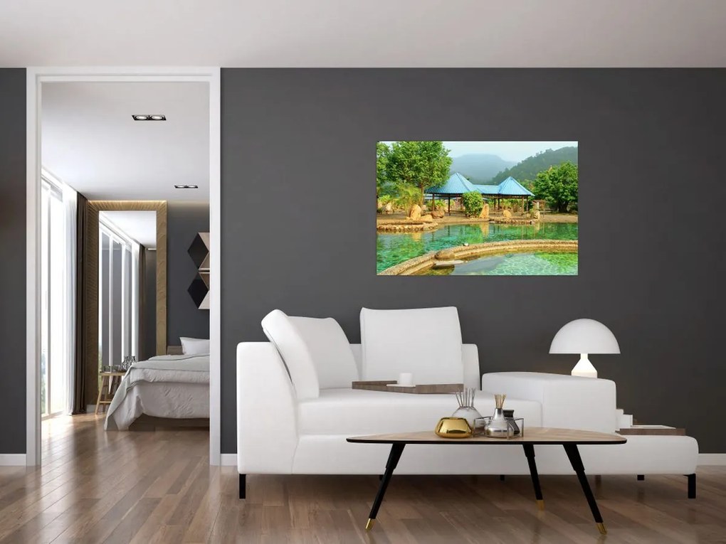 Shanghai hotel park (90x60 cm)