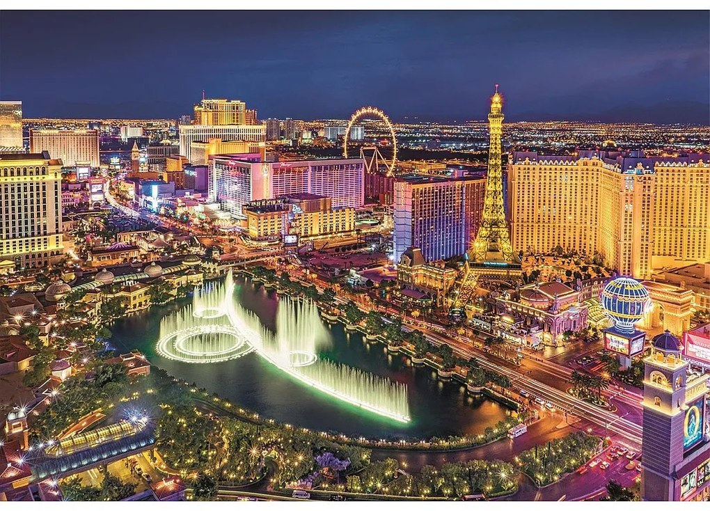 Orașe Puzzle Las Vegas 6000 de piese Clementoni